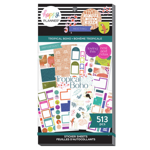 CALCOMANIAS HAPPY PLANER 30H (TROPICAL BOHO) CALCOMANIAS HAPPY PLANER 30H (TROPICAL BOHO)