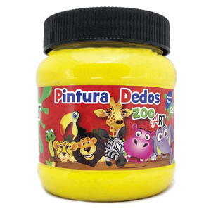 PINTURA DEDOS """ZOO ART""" AMARILLO 250ML PINTURA DEDOS """ZOO ART""" AMARILLO 250ML