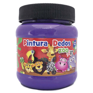 PINTURA DEDOS """ZOO ART""" VIOLETA 250ML PINTURA DEDOS """ZOO ART""" VIOLETA 250ML