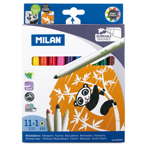 MARCADORES MILAN BORRABLES 12U (CONTIENE: 11 MARCADORES MILAN BORRABLES 12U (CONTIENE: 11