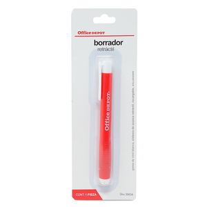 BORRADOR RETRÁCTIL CON CLIP B/1 OFFICE DEPOT BORRADOR RETRÁCTIL CON CLIP B/1 OFFICE DEPOT